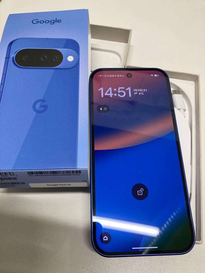 Google pixel 10 ブルー　128GB SIMフリー　K1942