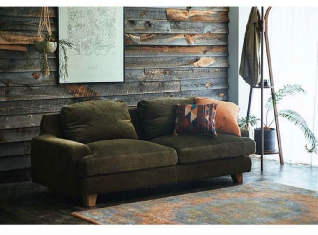 unico ASENA ラグ オレンジ