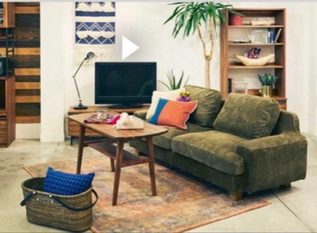 unico ASENA ラグ オレンジ