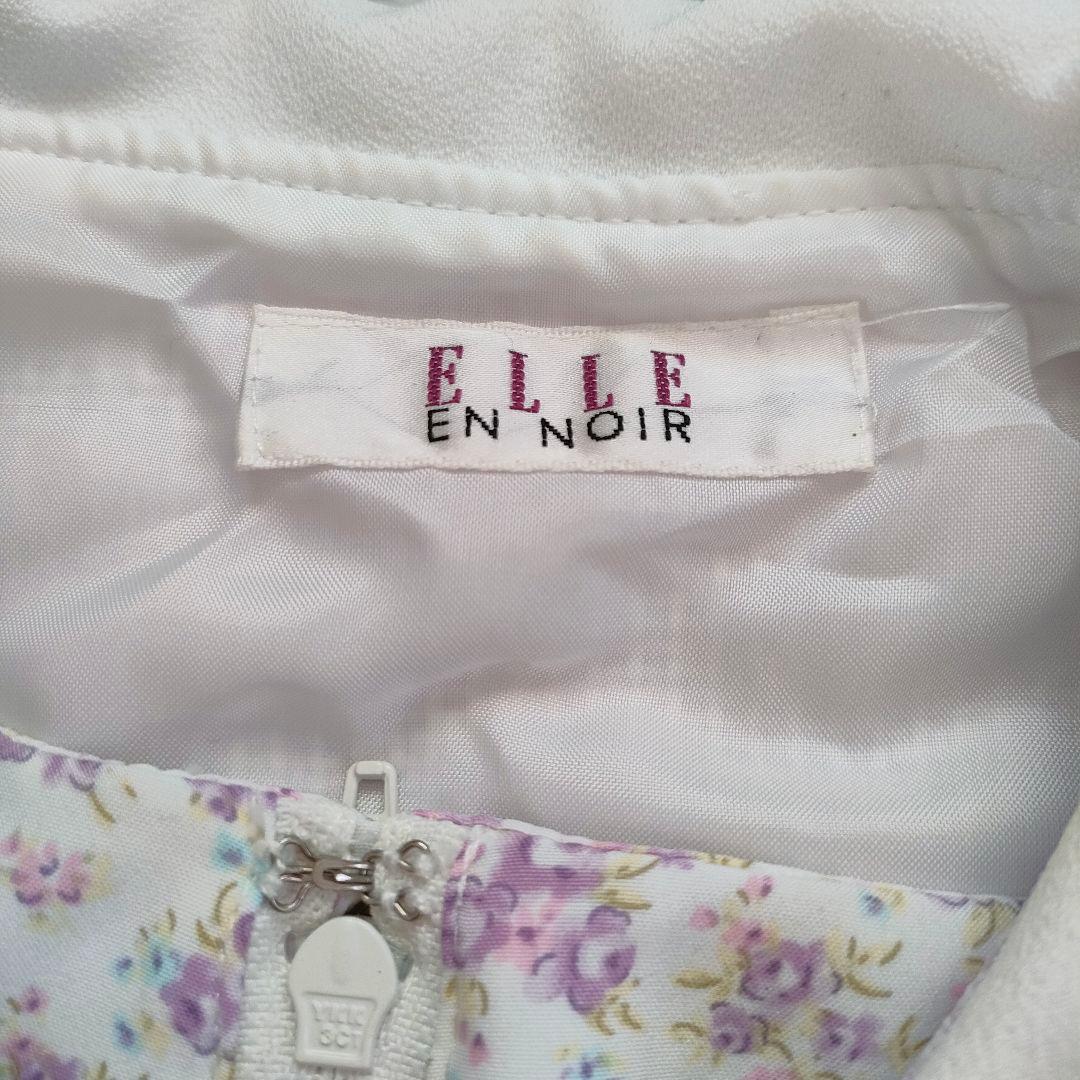 ELLE en noir 130 入学式 卒園式 花柄ワンピセットアップ極美品