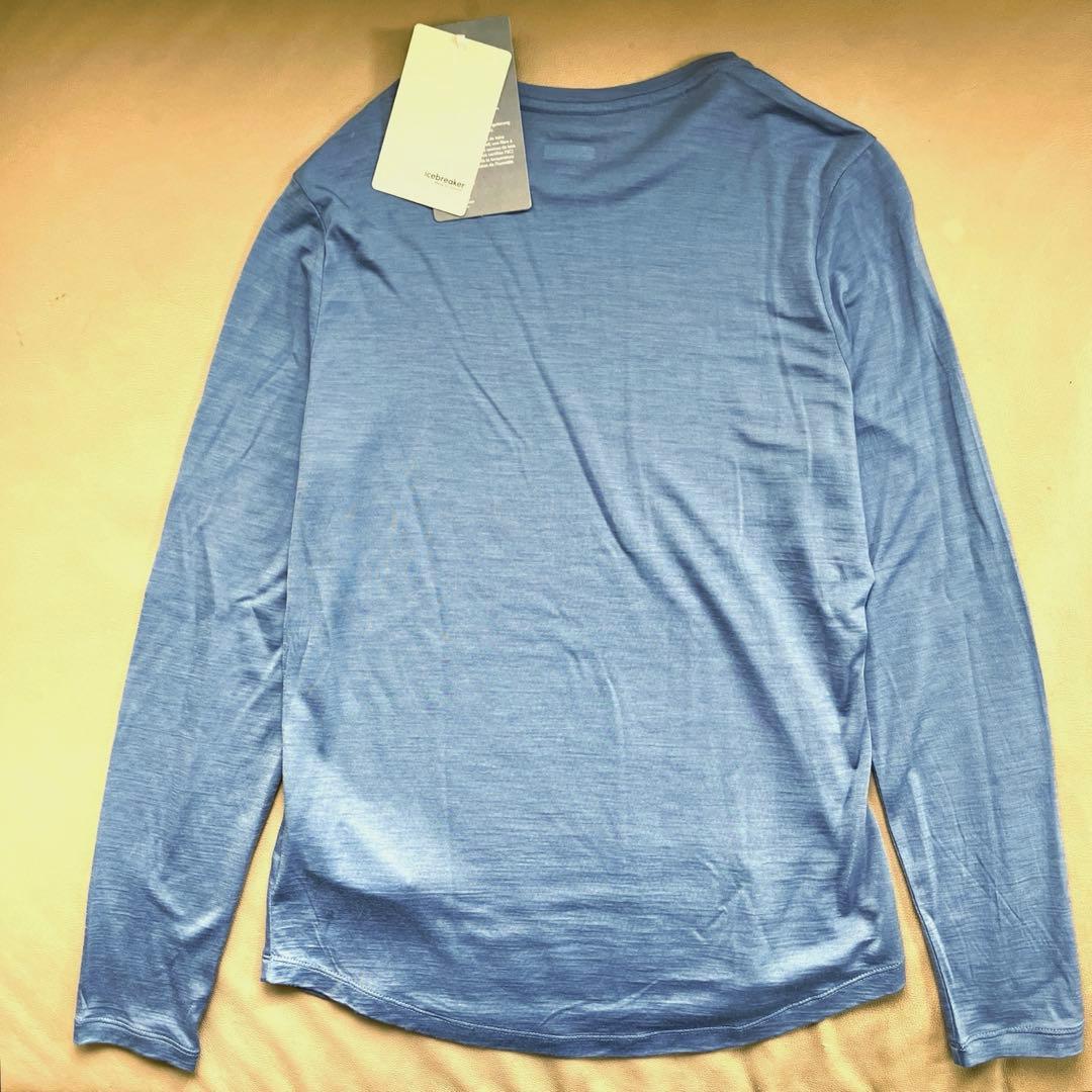 【未着用】 icebreaker レディース長袖 Tシャツ S サイズ タグ付き