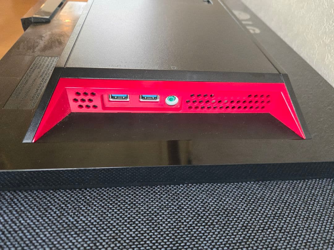 モニター 24GM77-B,144Hz,内部240hz駆動,スタンドなし