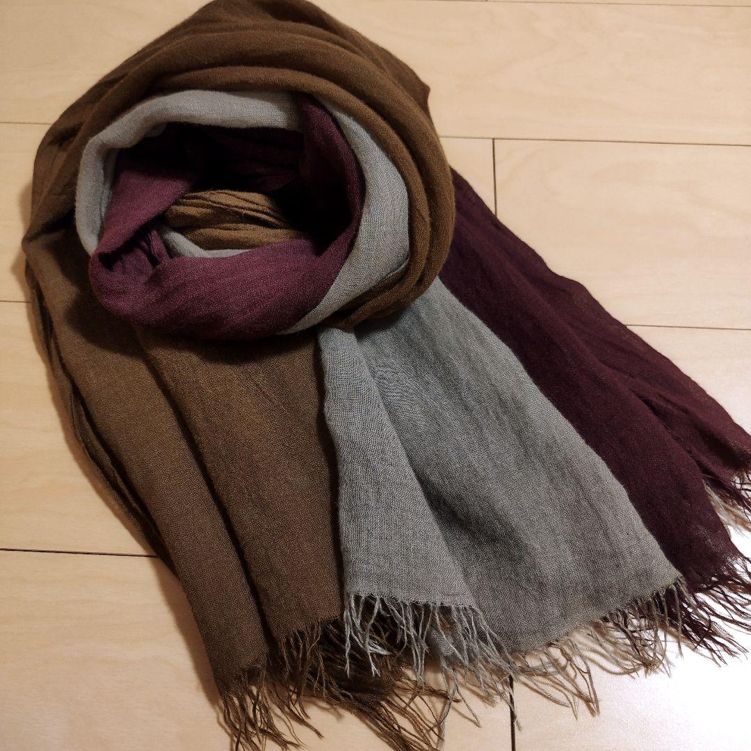 ヨウジヤマモトプールオム ウール ストール マフラー