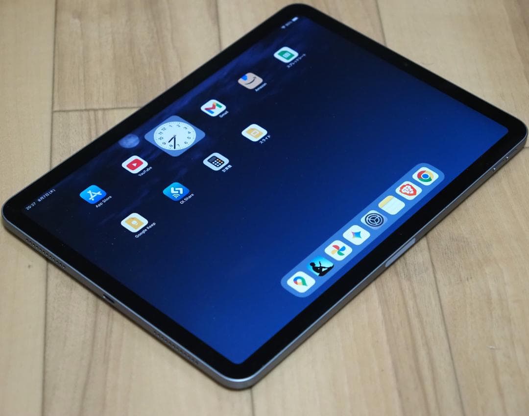 美品 iPad Air4 ブルー 64GB Moftスタンド バッテリー100%