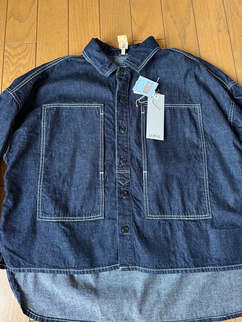 [D.M.G. / ディーエムジー] 7ozデニム プリズナーデニムジャケット