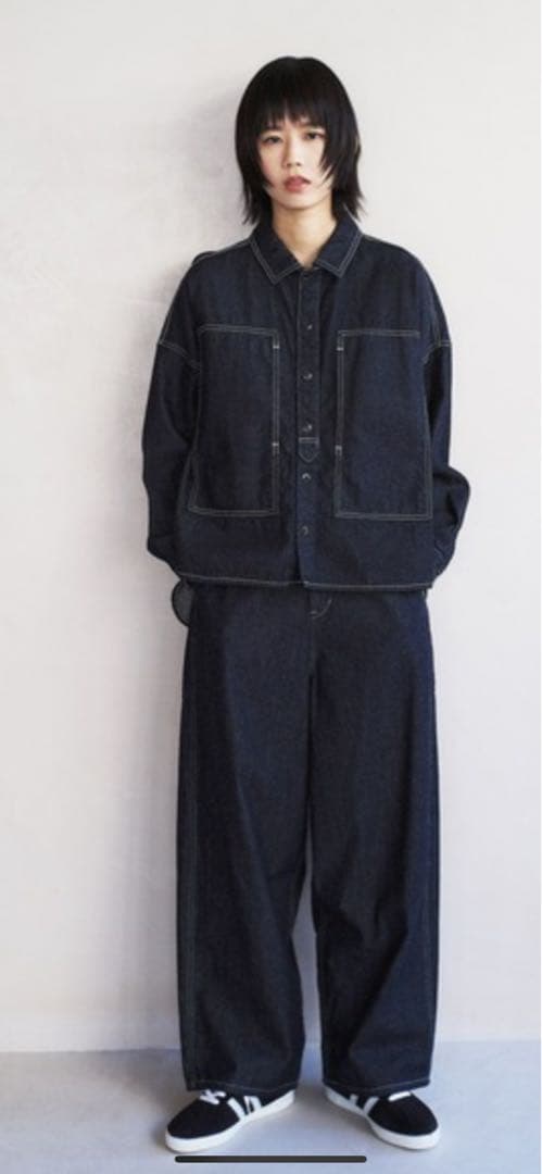 [D.M.G. / ディーエムジー] 7ozデニム プリズナーデニムジャケット