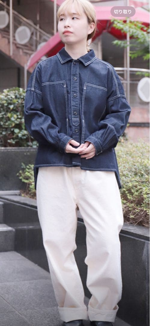 [D.M.G. / ディーエムジー] 7ozデニム プリズナーデニムジャケット