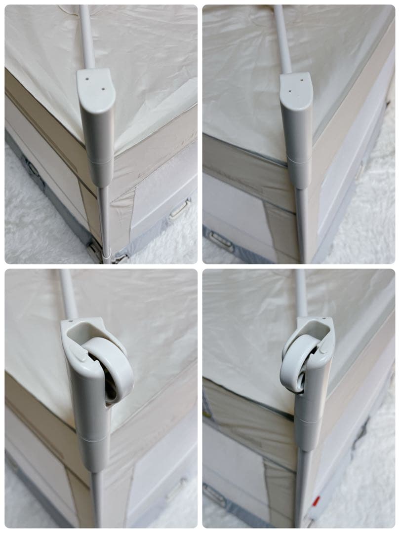 アップリカ　ココネルエアーAB ホワイトグレー