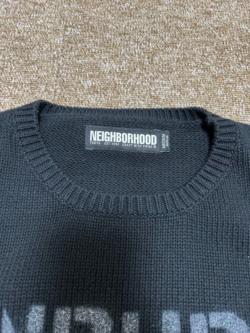 ネイバーフッド　黒ニット
