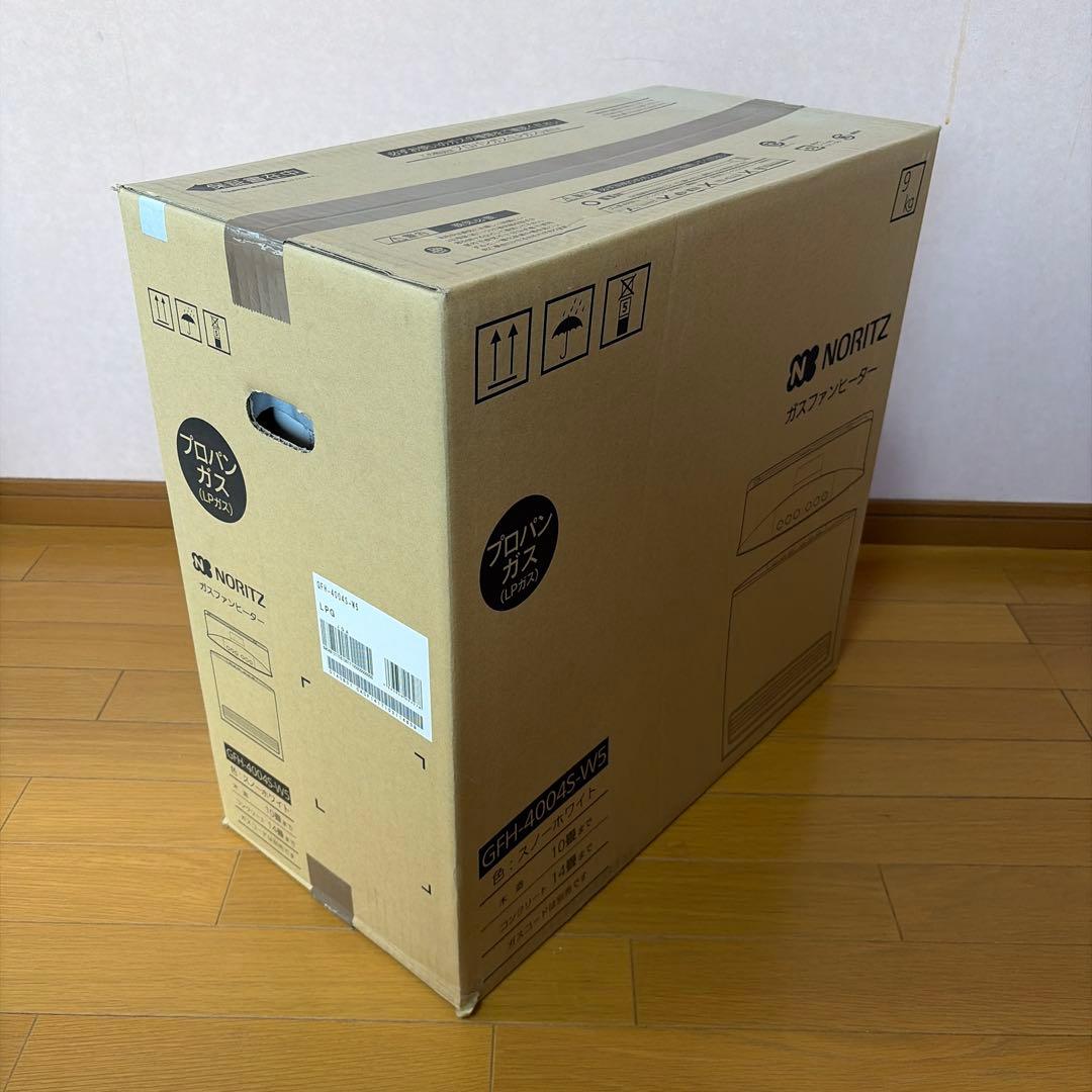 〈価格交渉OK〉 新品未使用ノーリツガスファンヒーター GFH-4004S-W5