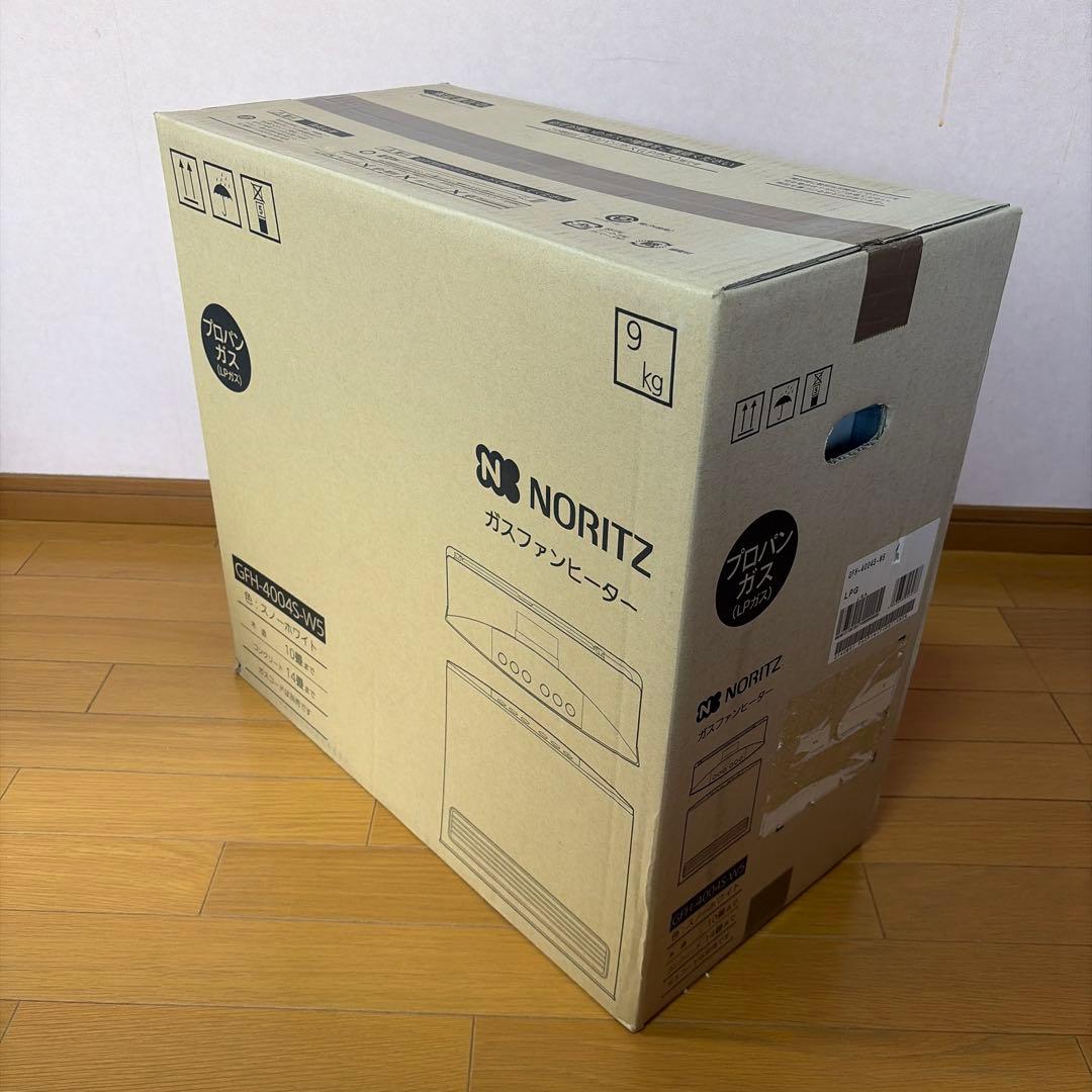 〈価格交渉OK〉 新品未使用ノーリツガスファンヒーター GFH-4004S-W5