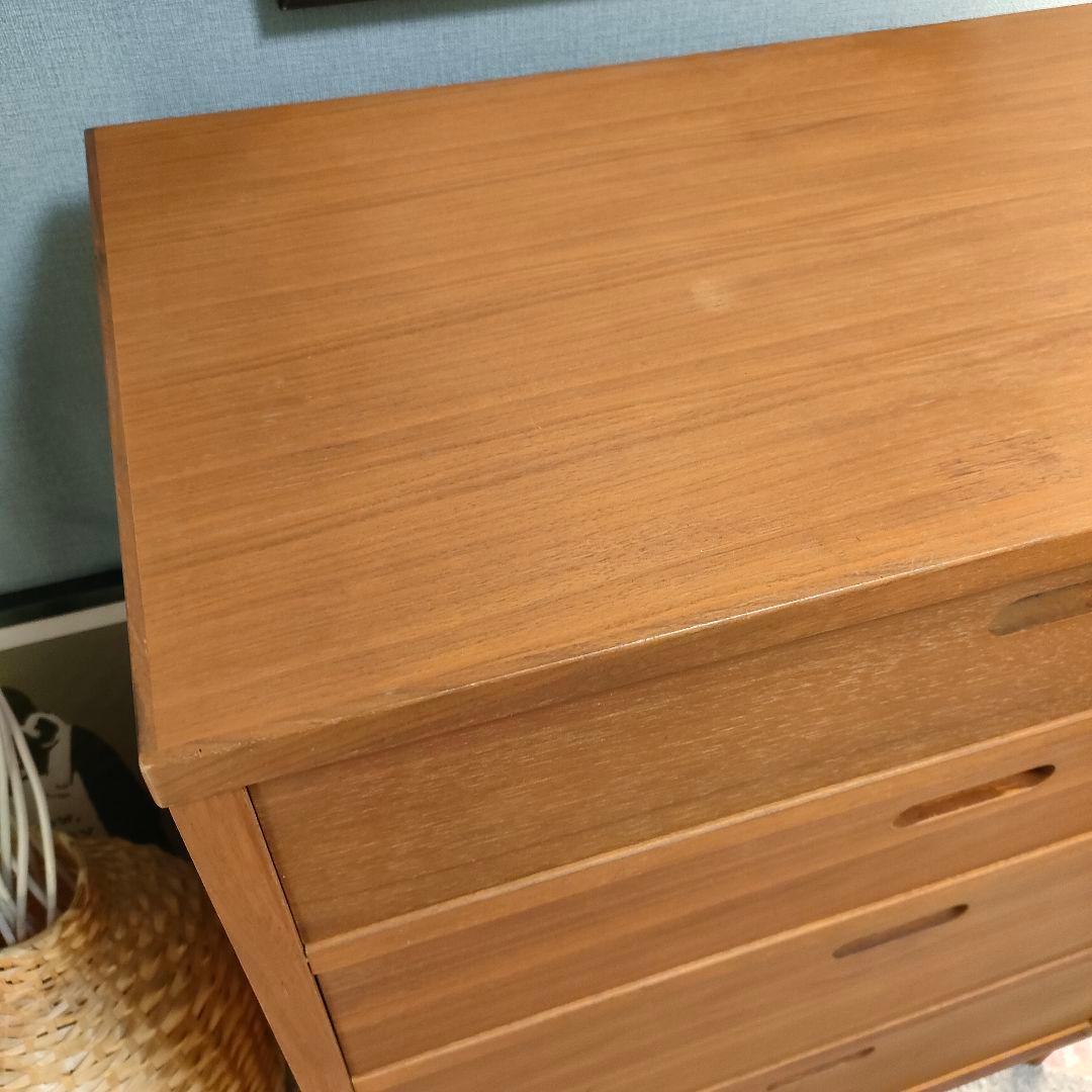 KEYUCA（ケユカ）リバーシブル引き出し 4段チェスト 北欧 ナチュラル