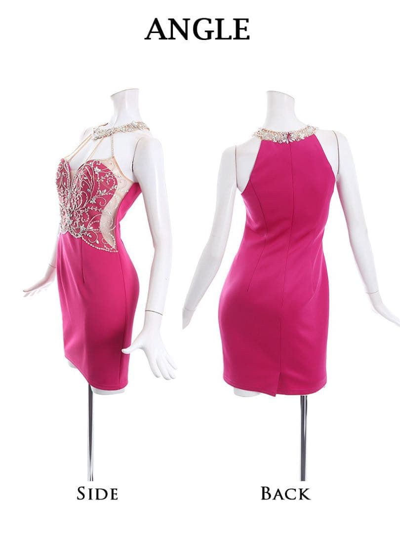 【AngelR】キャバドレス ピンクXSサイズ