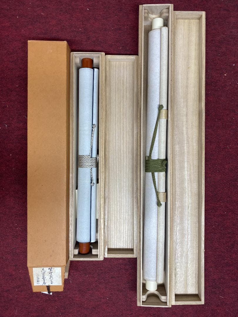 c*o様 上田義山【真作】『遠山無限碧層々 花開萬国春』臨済宗大徳寺 掛軸240