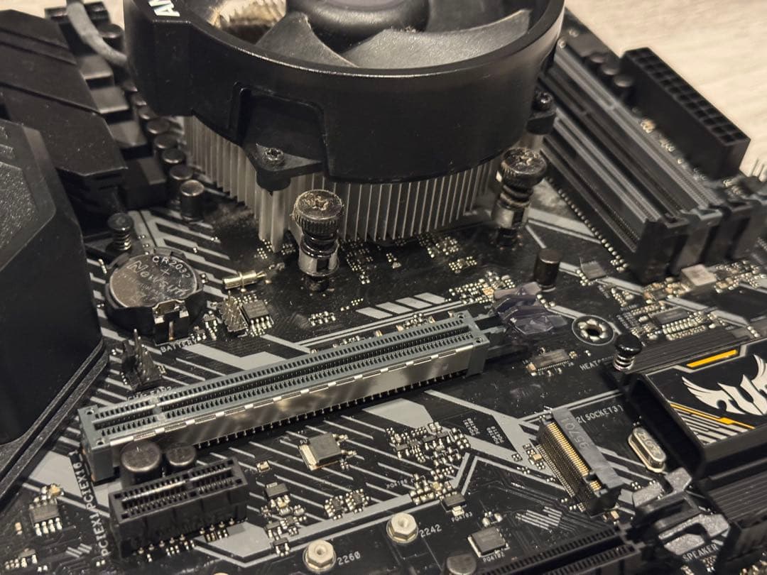 ASUS マザーボード TUF B450 × AMD CPU Ryzen 3