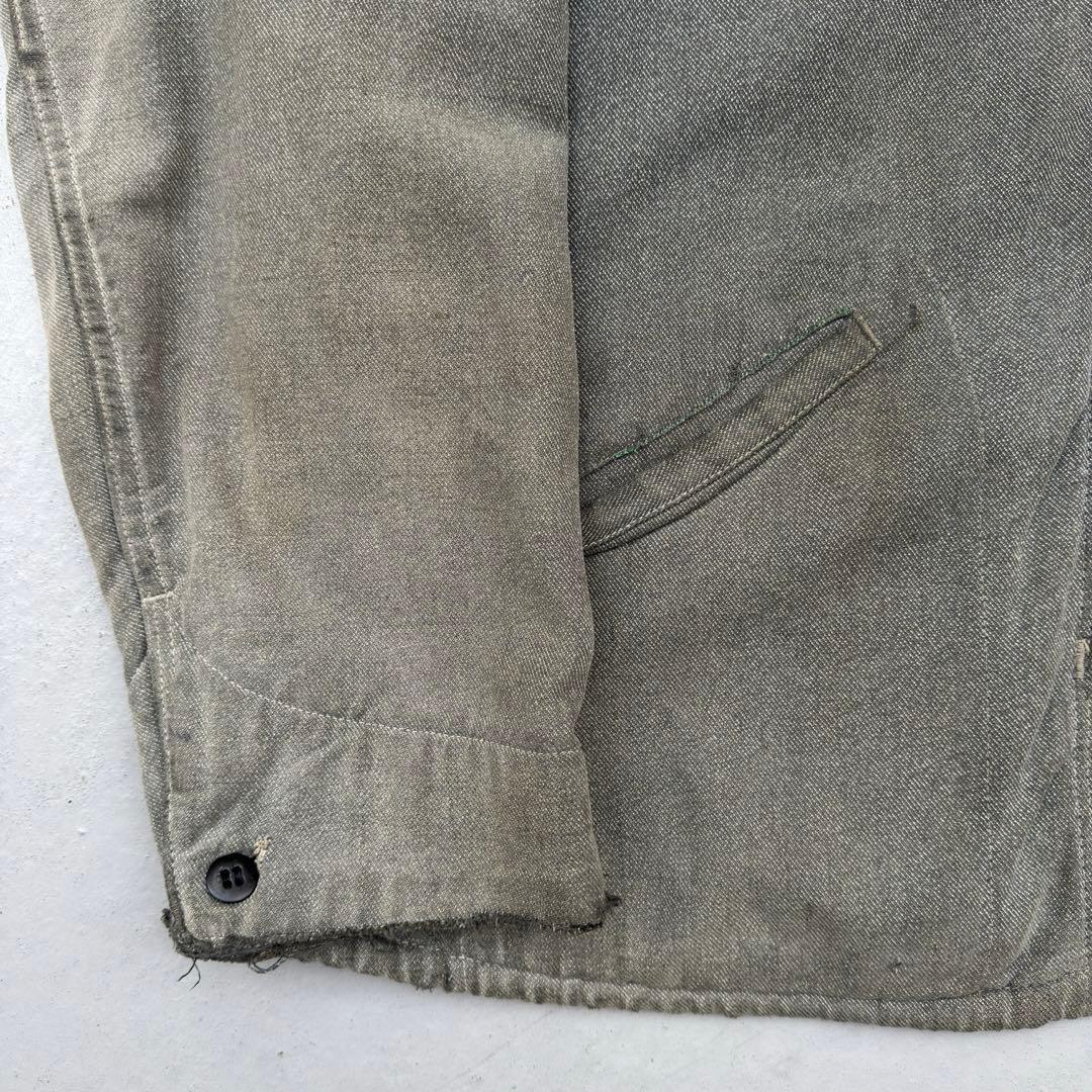 50s HERCULES ブラックシャンブレー ワークジャケット カバーオール