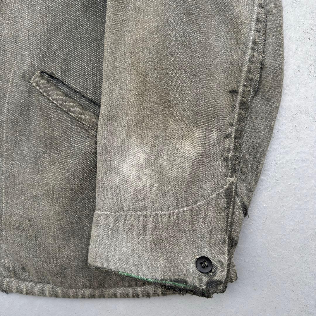 50s HERCULES ブラックシャンブレー ワークジャケット カバーオール