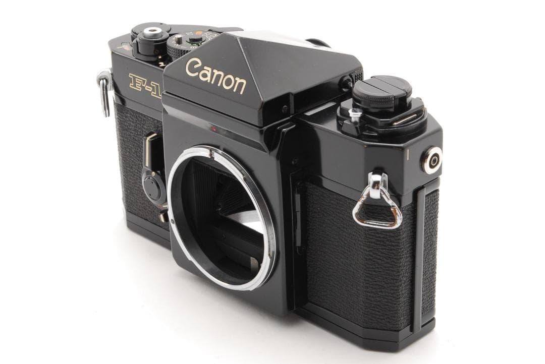 Canon 旧F-1 前期 ブラック フィルム一眼レフカメラ 動作確認済み