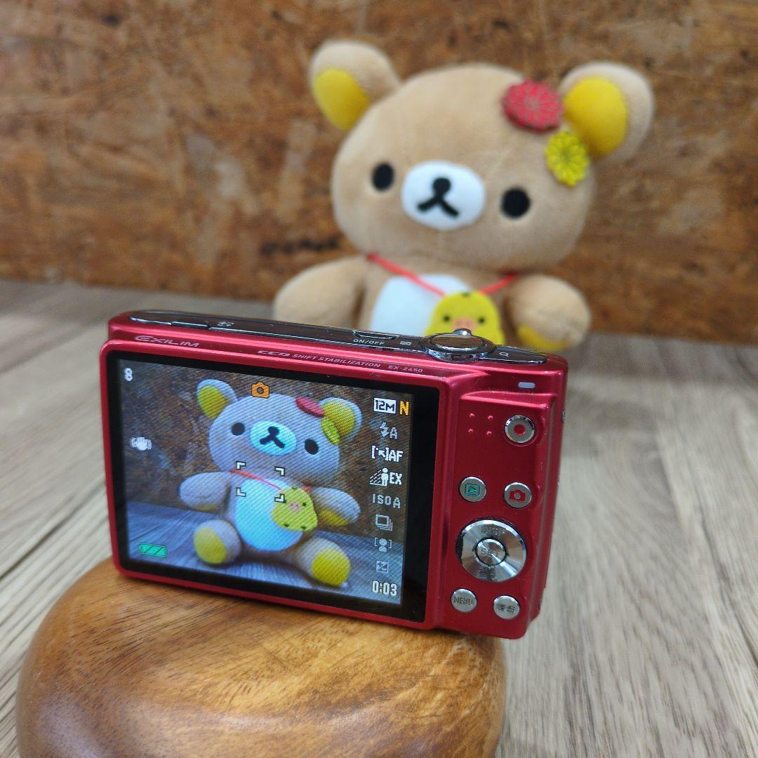 CASIO EXILIM 12.1メガピクセル レッドEX-Z450