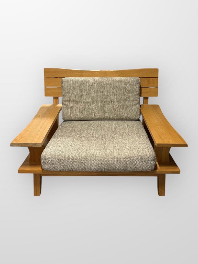 ニトリ　アカツキ　1人掛け　木製