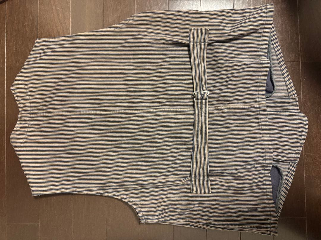 KAPITAL ストライプ ダブルボタン ベスト サイズ2【M】