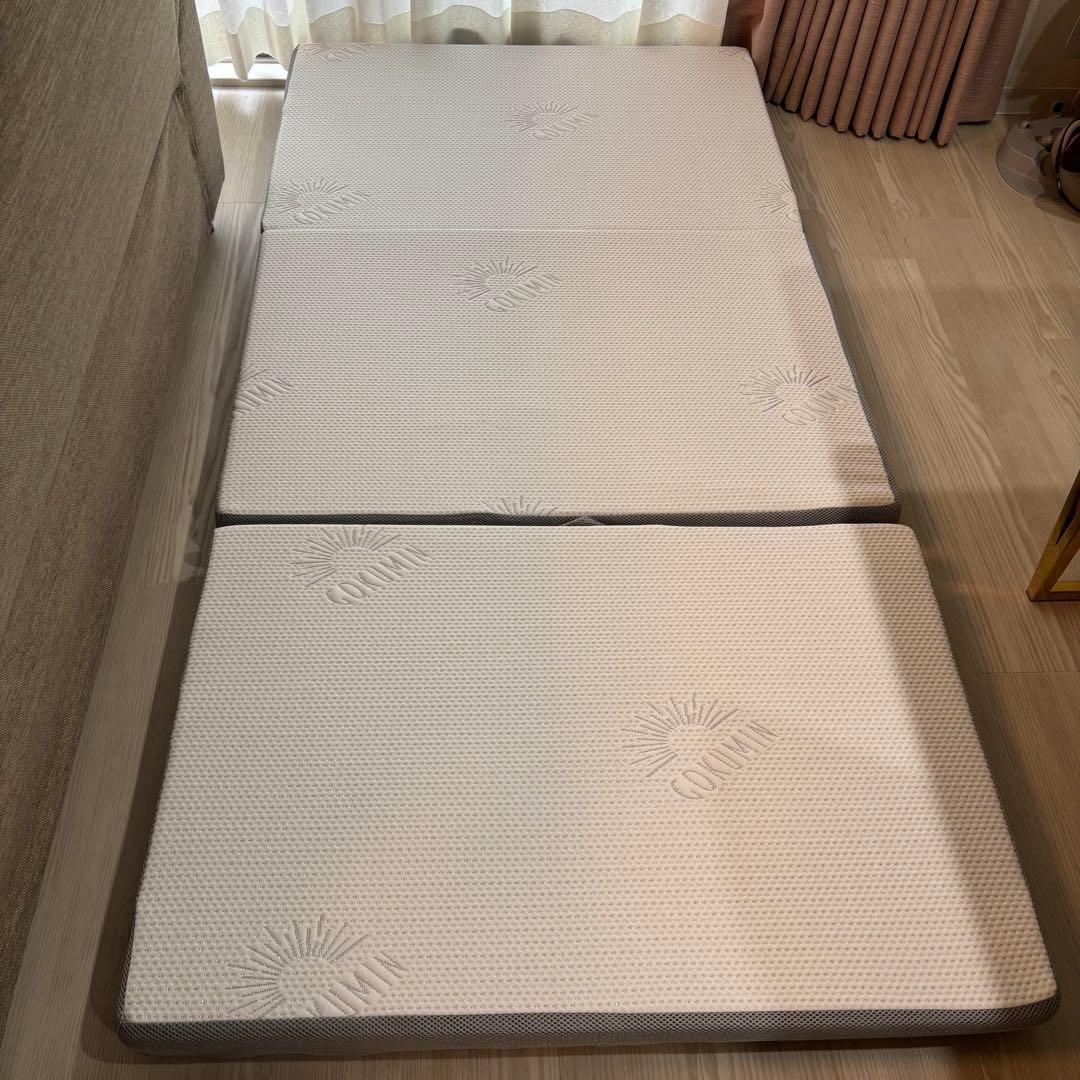 【美品】gokumin プレミアムグランマットレス 3つ折り シングル