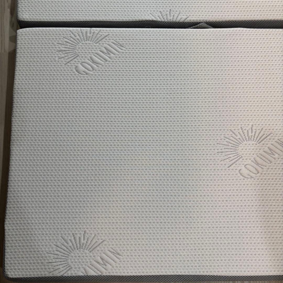 【美品】gokumin プレミアムグランマットレス 3つ折り シングル