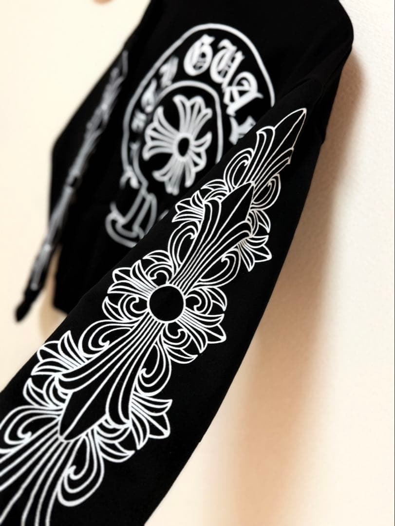 クロムハーツ　ブラック スウェット トレーナー