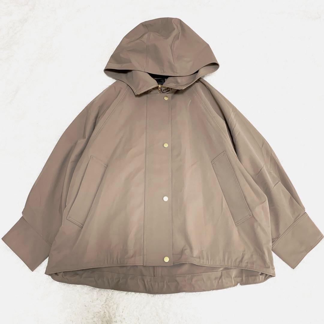 【美品】Noble ハイツイストダブルクロスフーディブルゾン