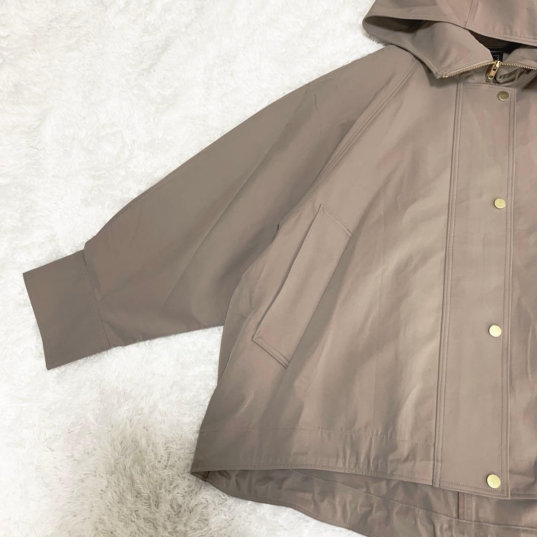 【美品】Noble ハイツイストダブルクロスフーディブルゾン