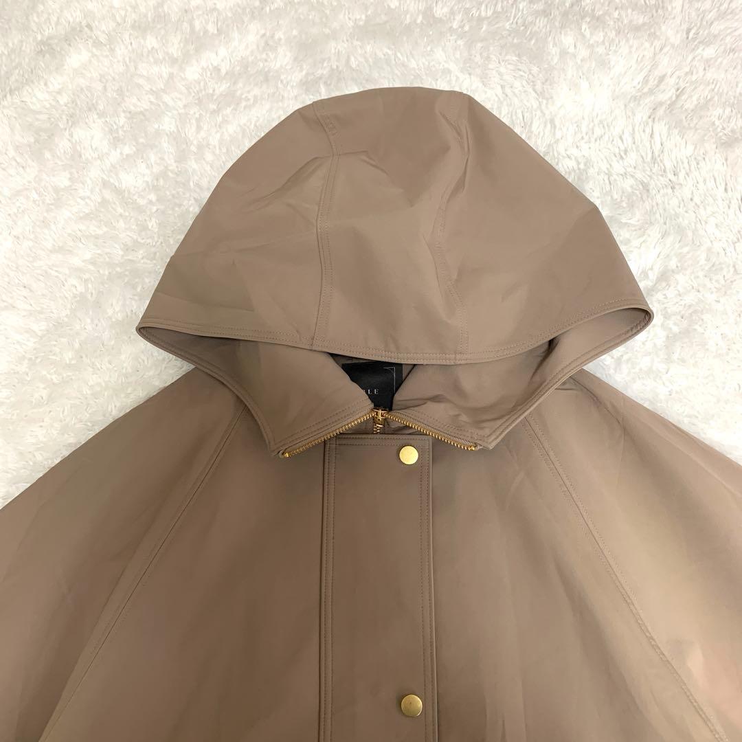 【美品】Noble ハイツイストダブルクロスフーディブルゾン