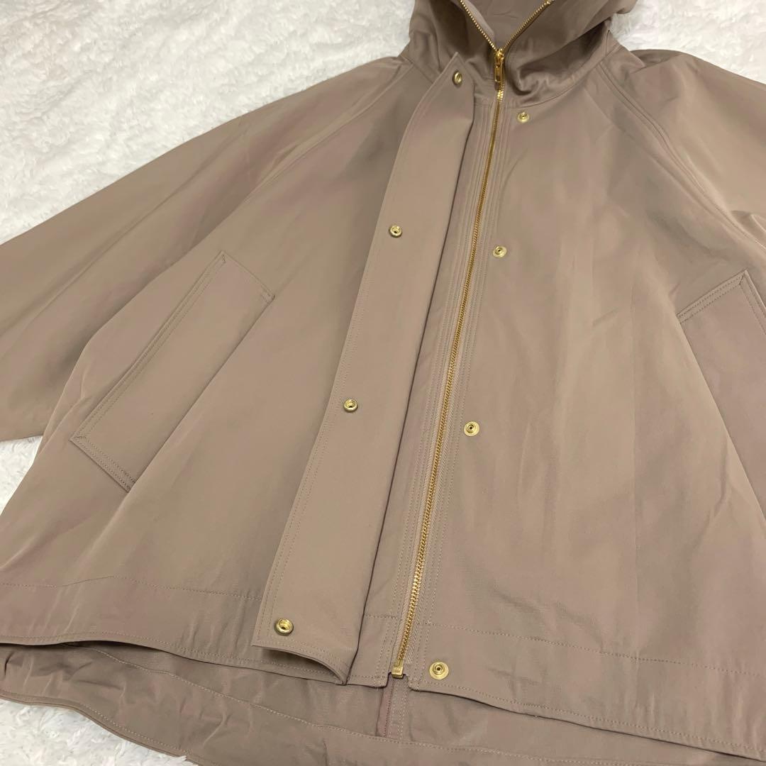 【美品】Noble ハイツイストダブルクロスフーディブルゾン