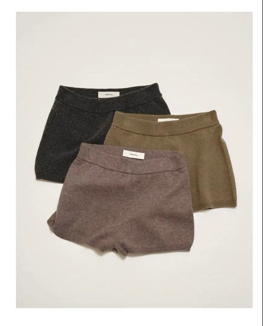 todayful Cashmere Knit Bloomer モカ