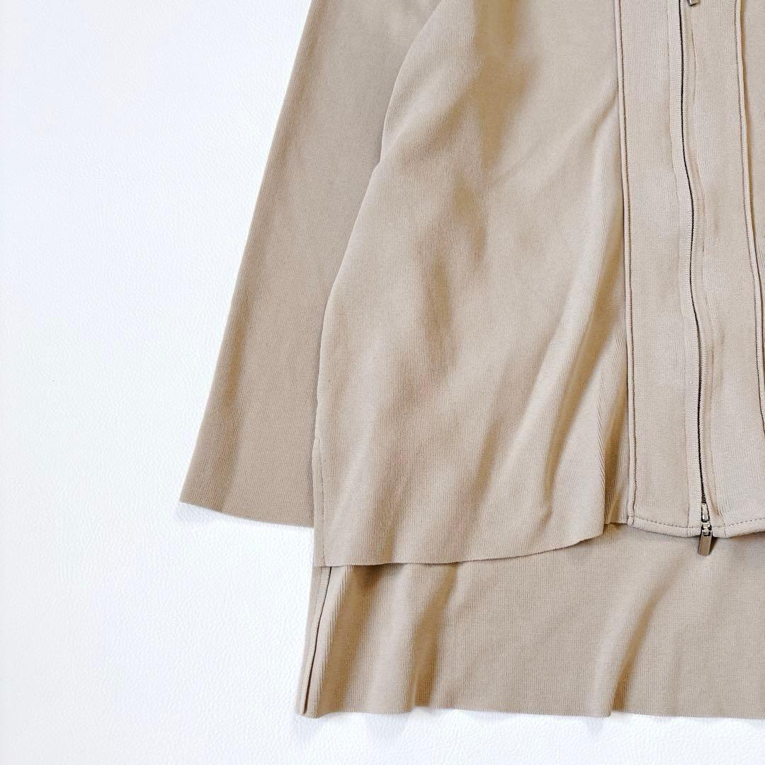 未使用級♡フォクシーニューヨーク レディライクパーカー ロゴプレート 洗える S