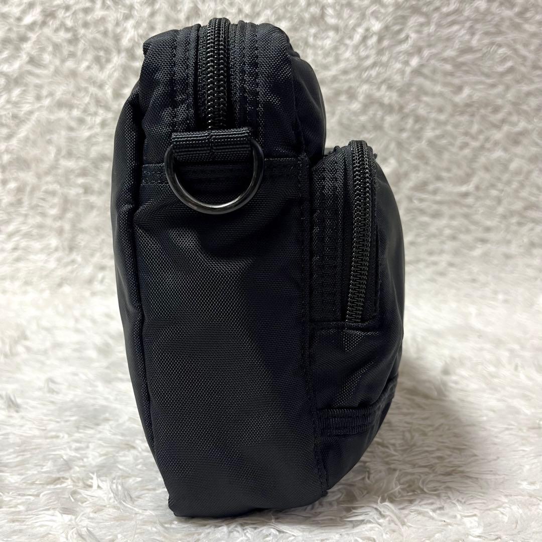 ✨未使用級✨PORTER フラッシュ 現行タグ ショルダーバッグ ブラック