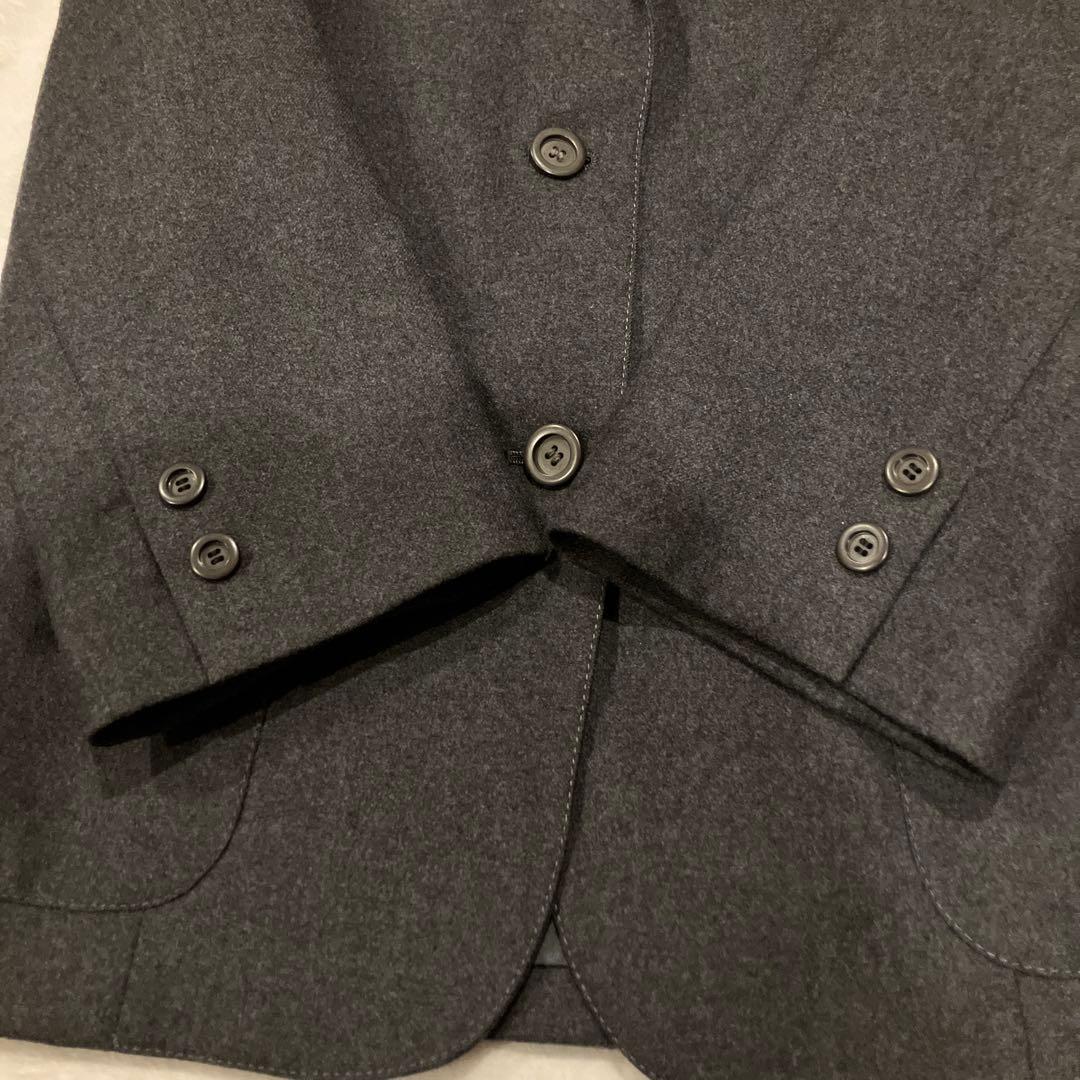 極美品　Christian Dior グレー テーラードジャケット　ウール　L