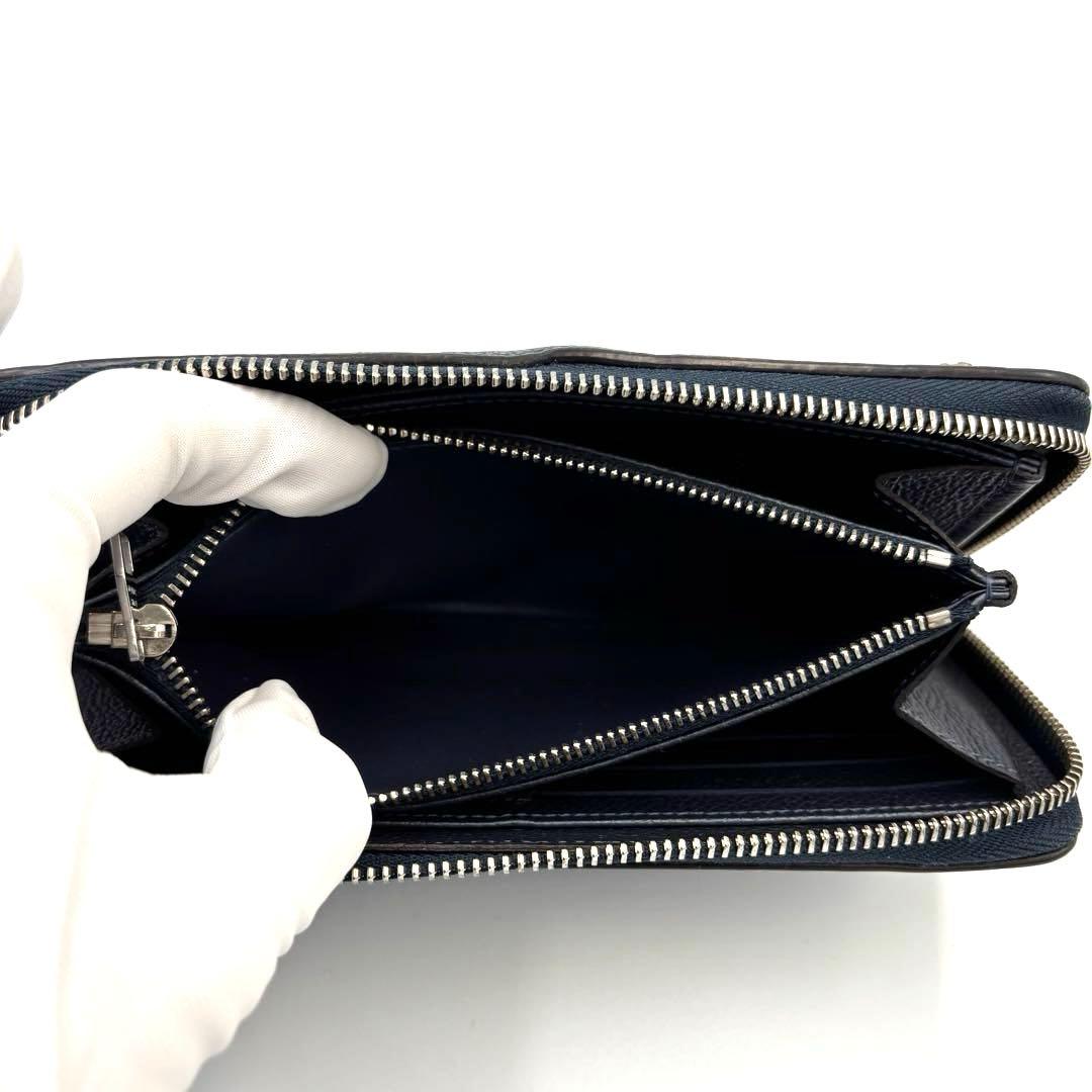 ルイヴィトン 長財布 ジッピーウォレット アンプラント ネイビー M62069