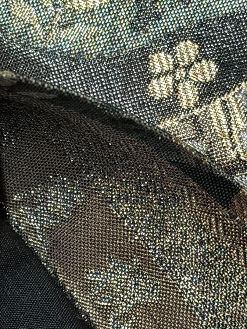 A21 袋帯　美品　［慶祝］華文　金銀糸　振袖向き　フォーマル　着物