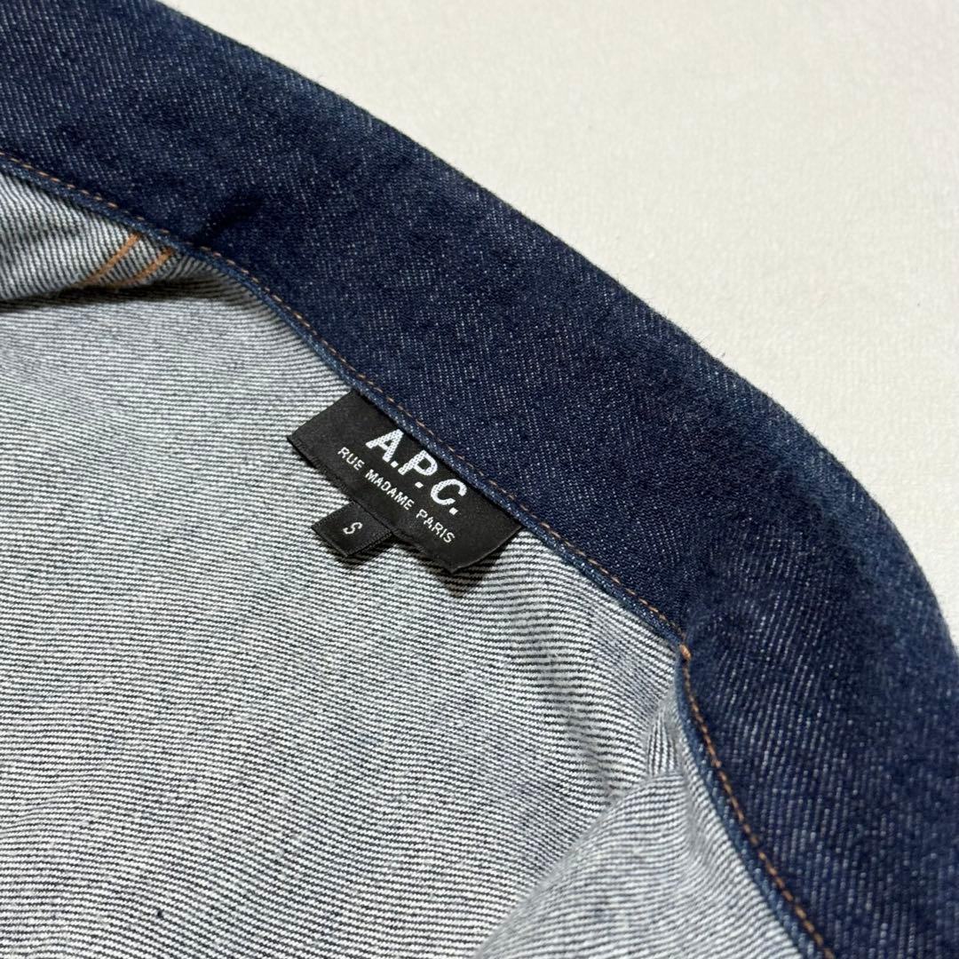 【濃紺美品】A.P.C. アーペーセー デニムジャケット Gジャン 1st 大戦