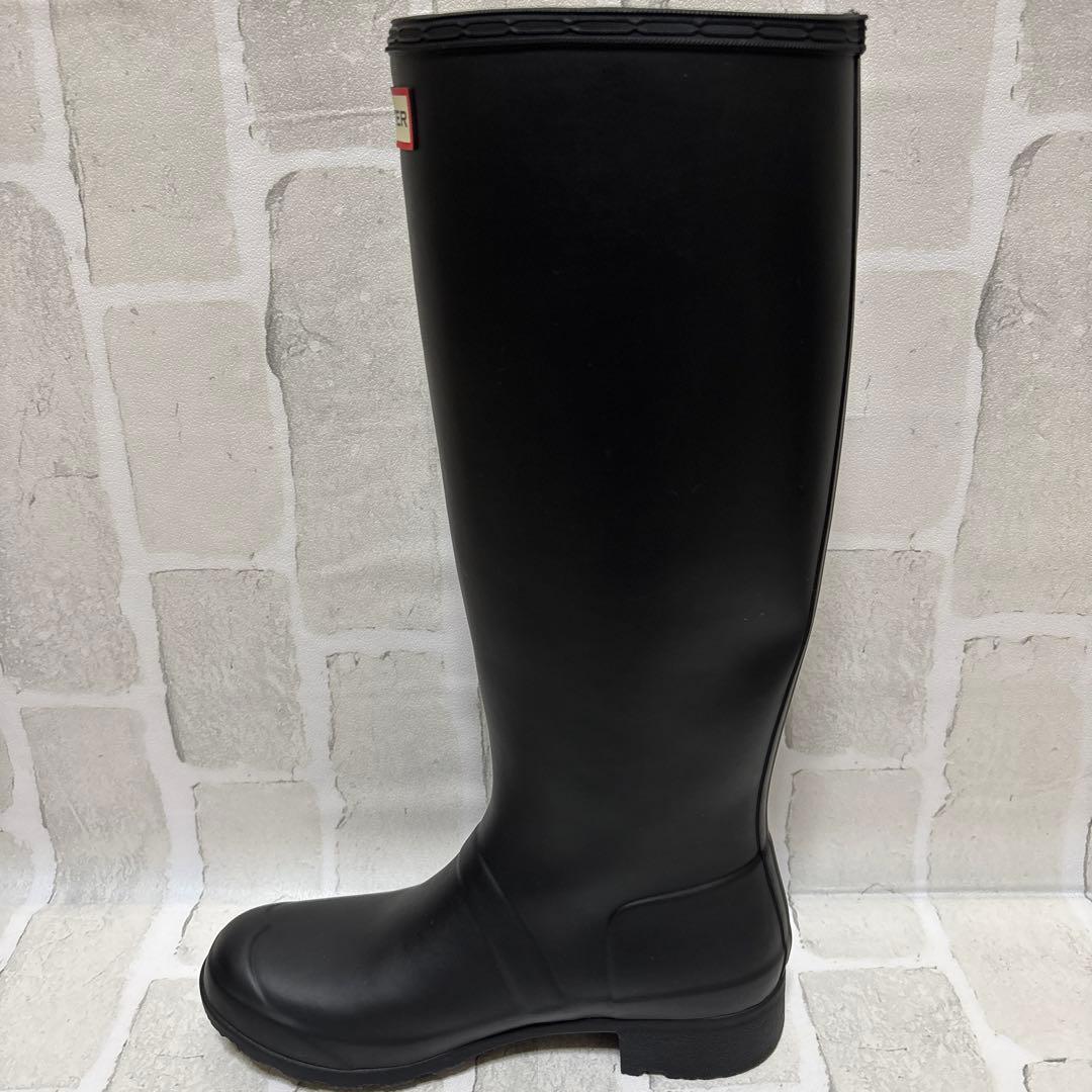 HUNTER 【ハンター 】レインブーツ ベルト付き ブラック　約23cm