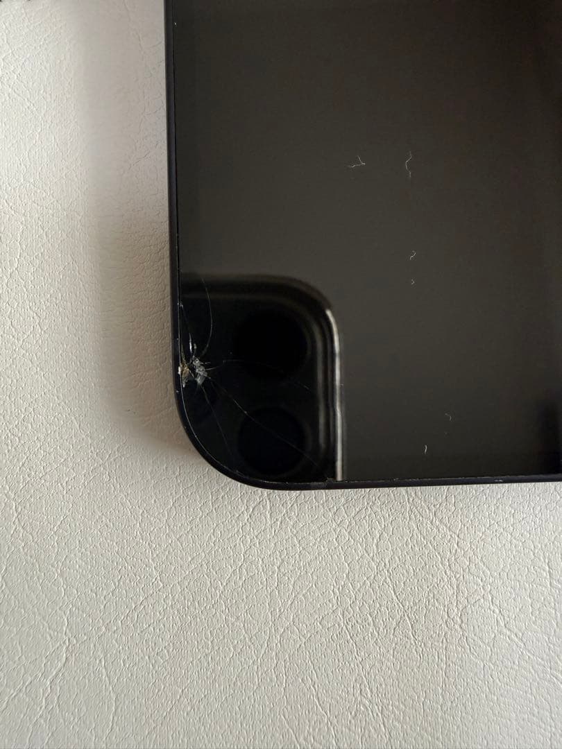 iPhone12 ブラック 256GB SIMフリー 画面割れあり 動作確認済