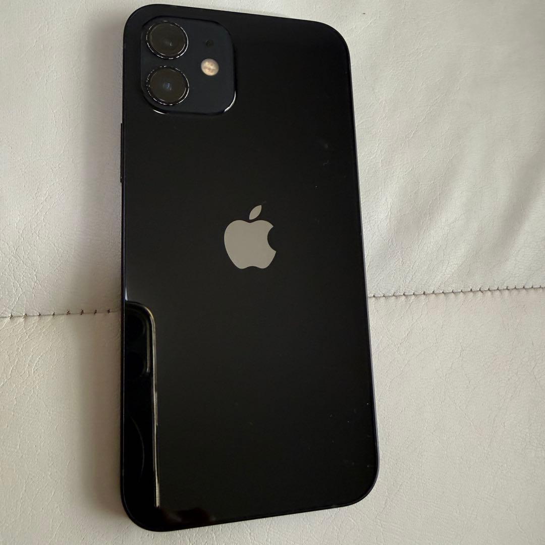 iPhone12 ブラック 256GB SIMフリー 画面割れあり 動作確認済