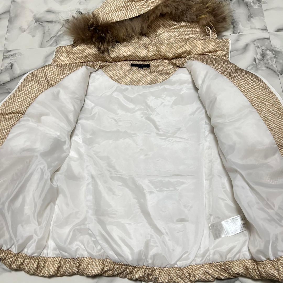 【極美品】キャロウェイ　ダウンジャケット　ベスト　多機能　リアルファー　LL