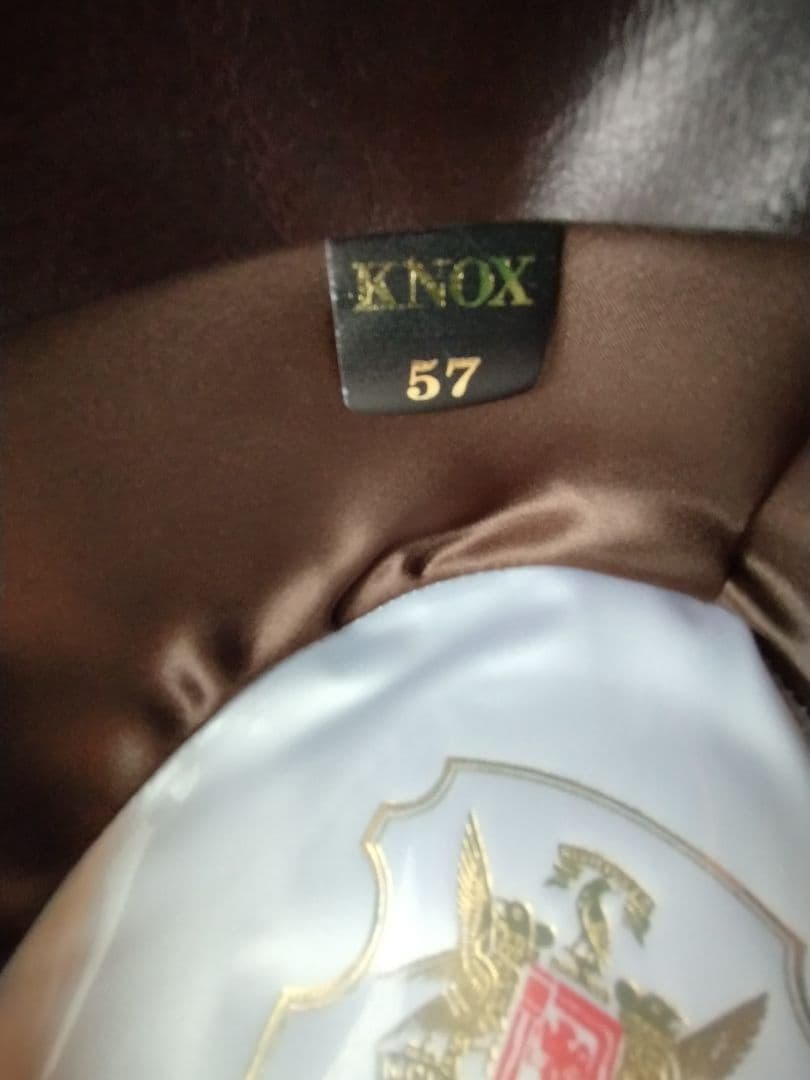 銀座トラヤ帽子店のハット/KNOX/ビンテージ/兎毛100％