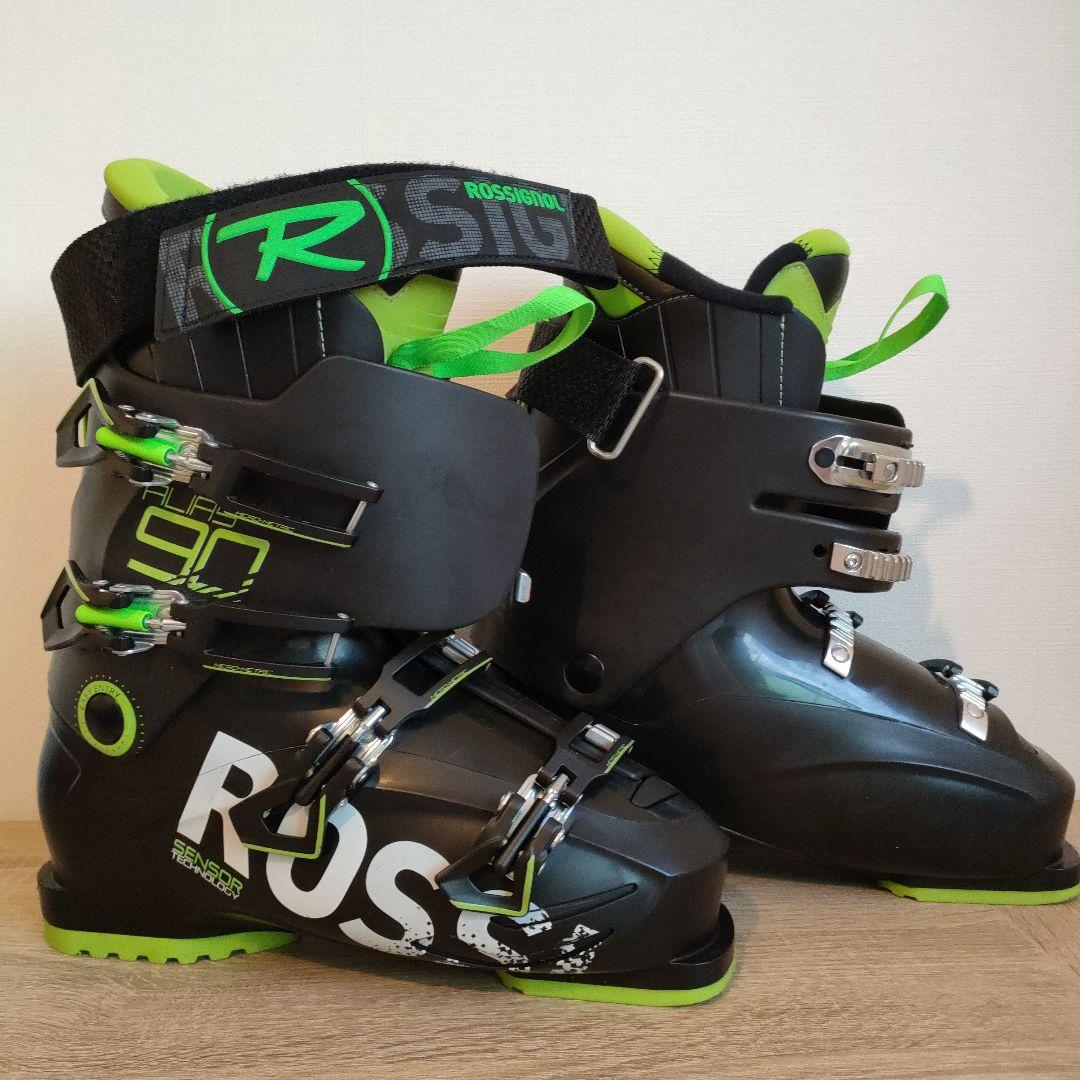 ROSSIGNOL スキー用ブーツ ブラック/グリーン　27.5センチ