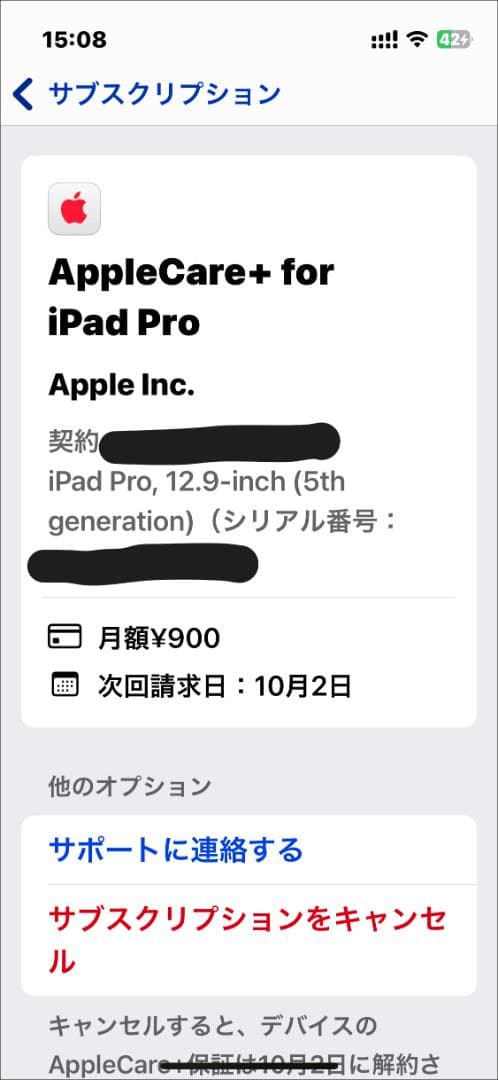 超美品 iPad Pro 12.9インチ 第5世代 128GB シルバー