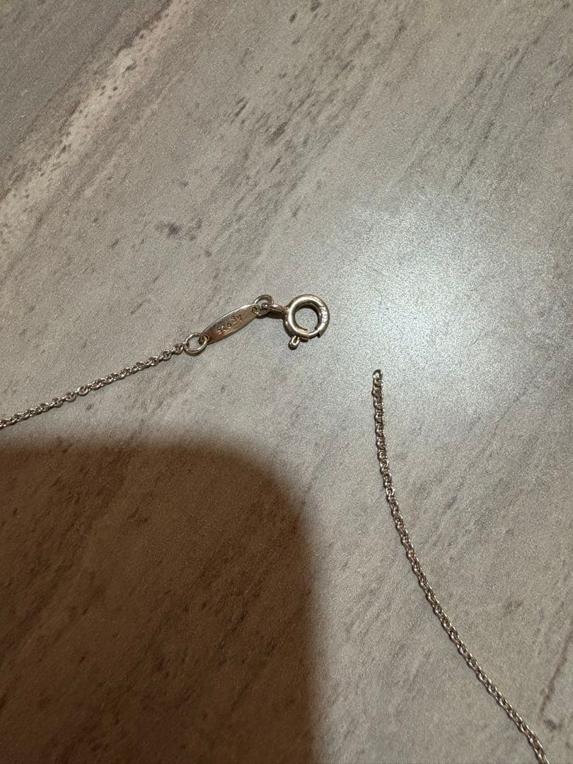 【訳あり】ティファニーネックレス　チェーン切れ