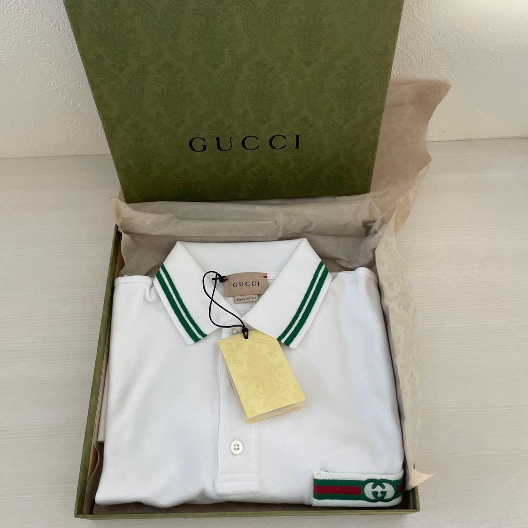 新品未使用 GUCCI コットン ポロシャツ12 (150)