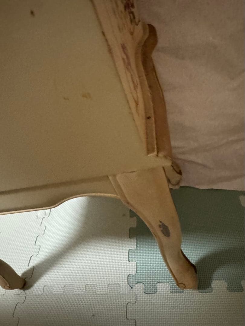 ロココ調　猫脚 プリンセス ヨーロピアン　3段チェスト