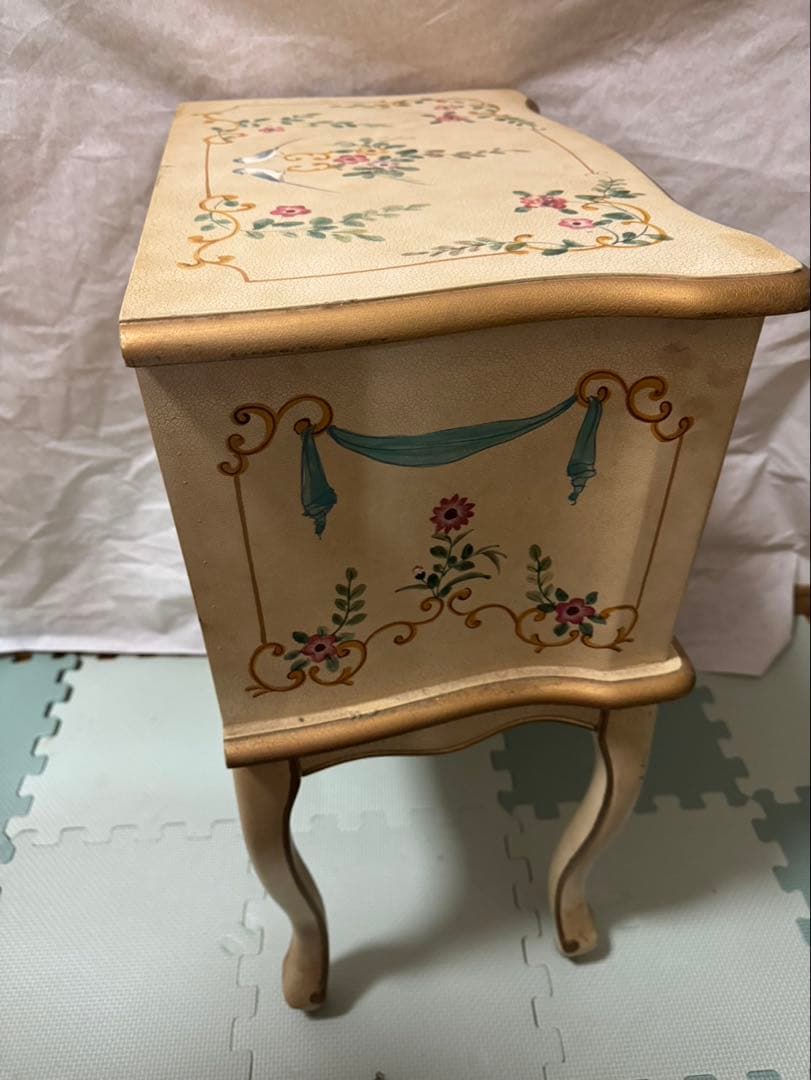 ロココ調　猫脚 プリンセス ヨーロピアン　3段チェスト